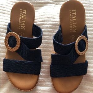 Italian Shoemakers wedge sandals